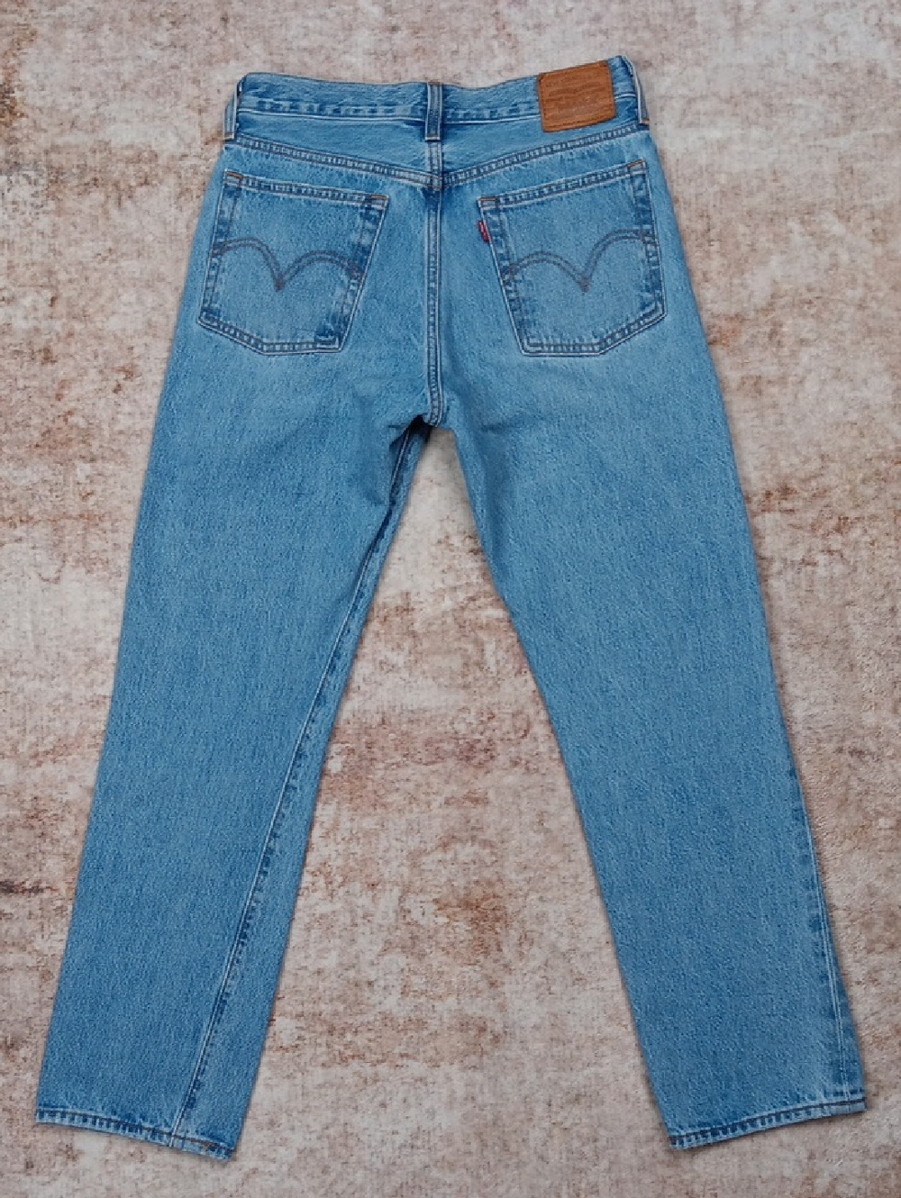 Levi's Light Blue Classic High-Rise Straight Jeans